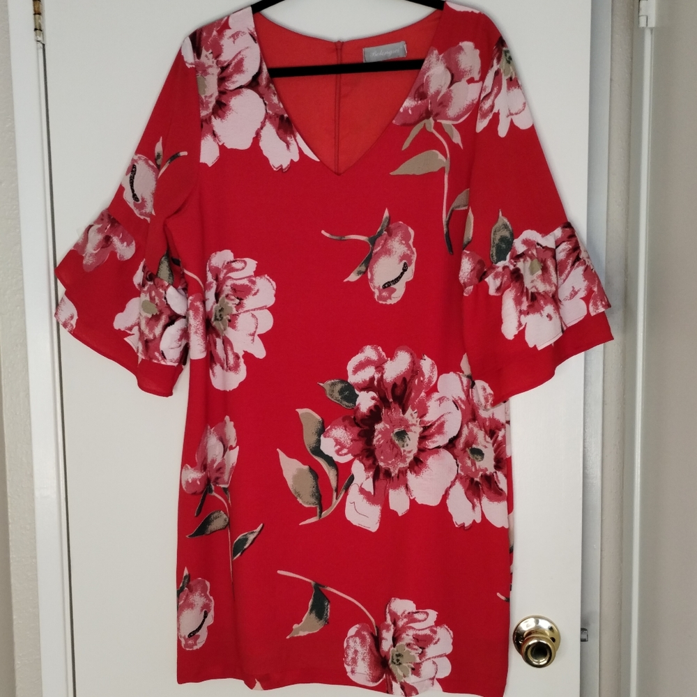 Belongsci Floral Dress Size XL